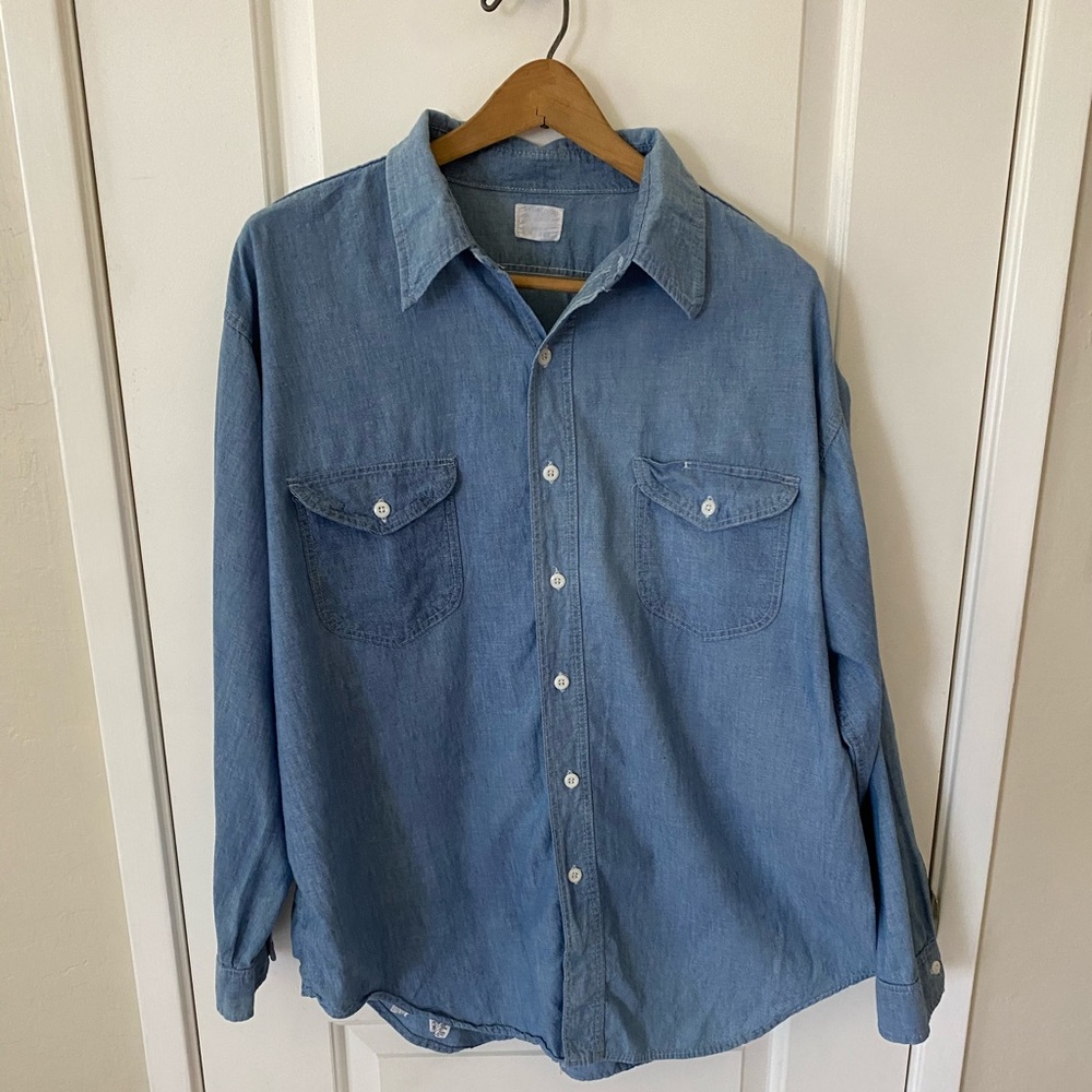 Vintage Men’s OshKosh B’Gosh Denim Work Shirt